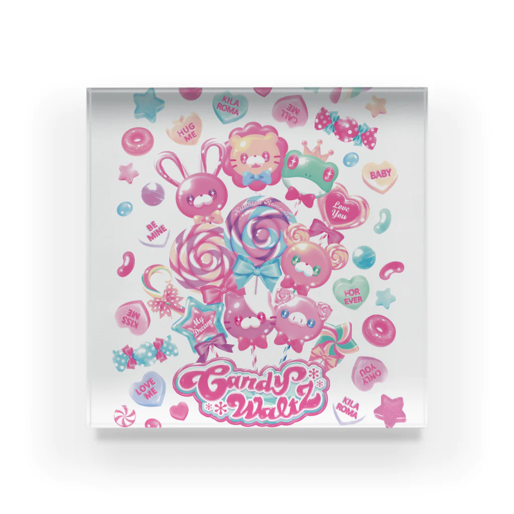 キラロマのCandy Waltz No.01 Acrylic Block