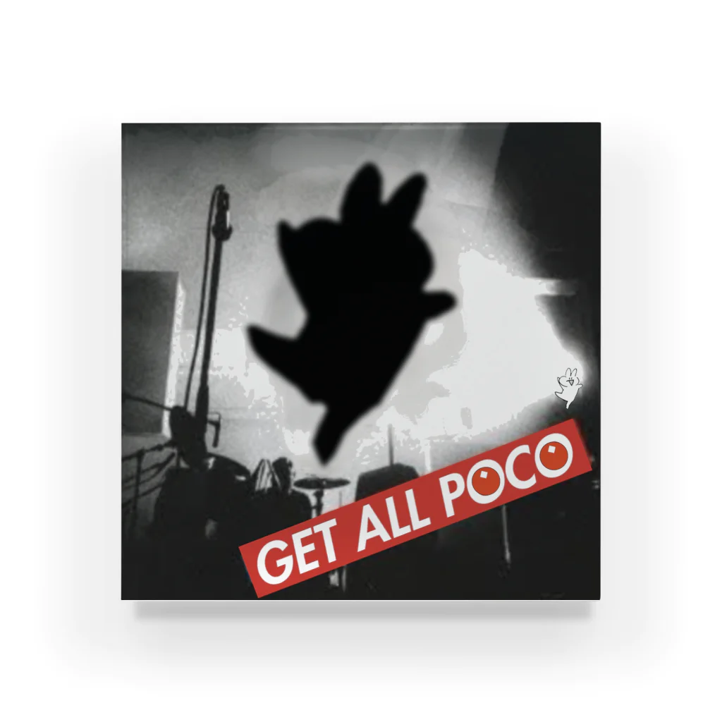 ポコどりラジオ物販コーナーのGET  ALL POCO アクリルブロック