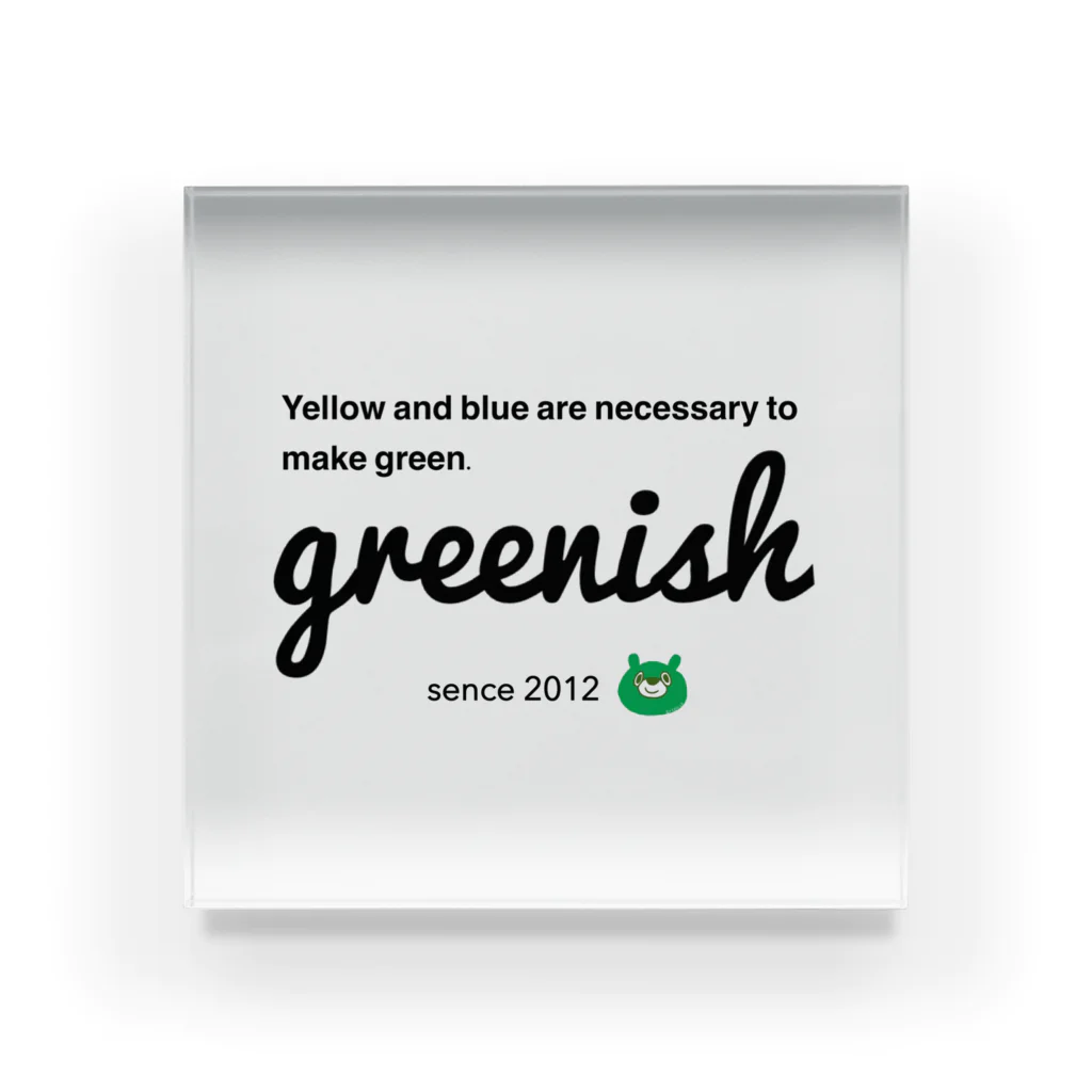 greenishのgreen 18 Acrylic Block