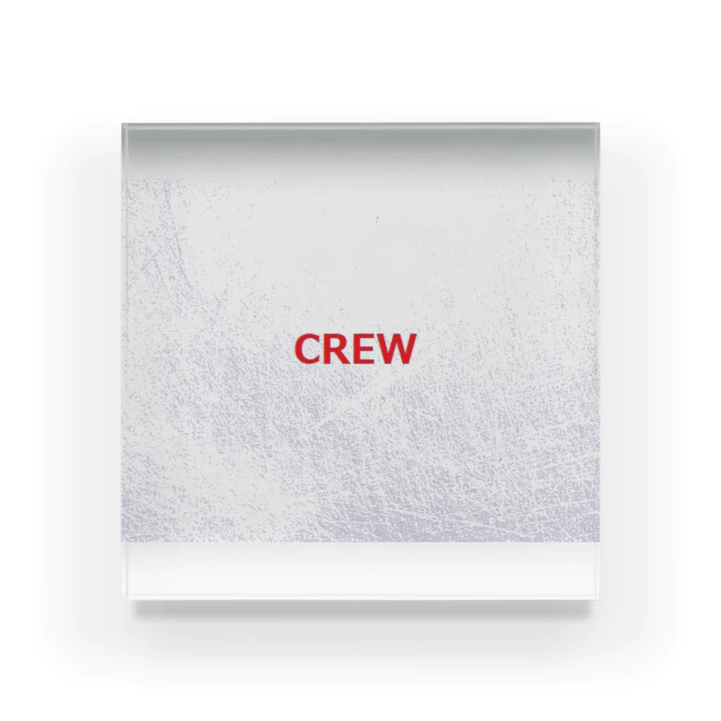 アメリカンベース の航空　グッズ　CREW Acrylic Block