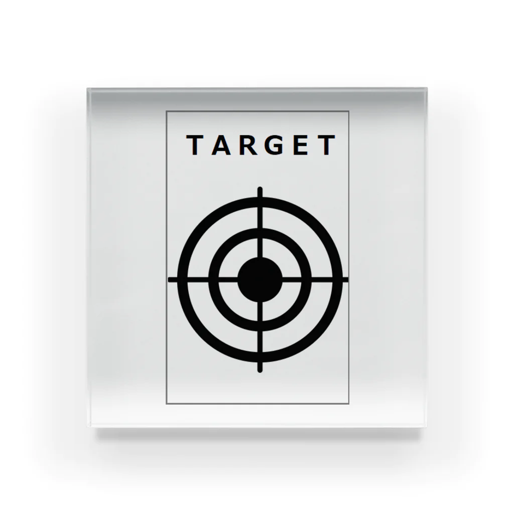 アメリカンベース のターゲット　TARGET　ゲーム　グッズ アクリルブロック