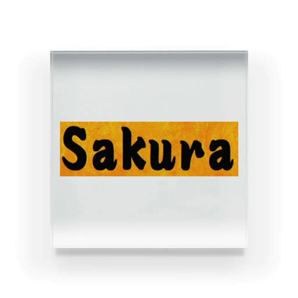 アメリカンベース のSakura　グッズ アクリルブロック