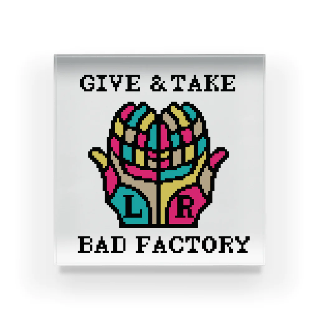 BAD FACTORYのG&T　四色定理 Acrylic Block