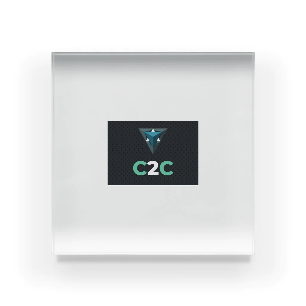 The C2C TokenのC2C Acrylic Block