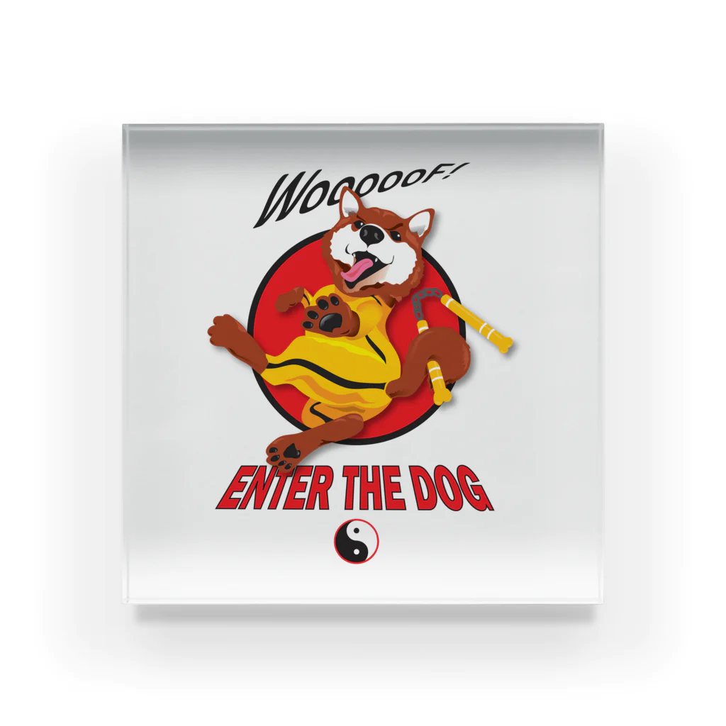 ShibazooのEnter the Dog- Dog Kung Fu! Acrylic Block