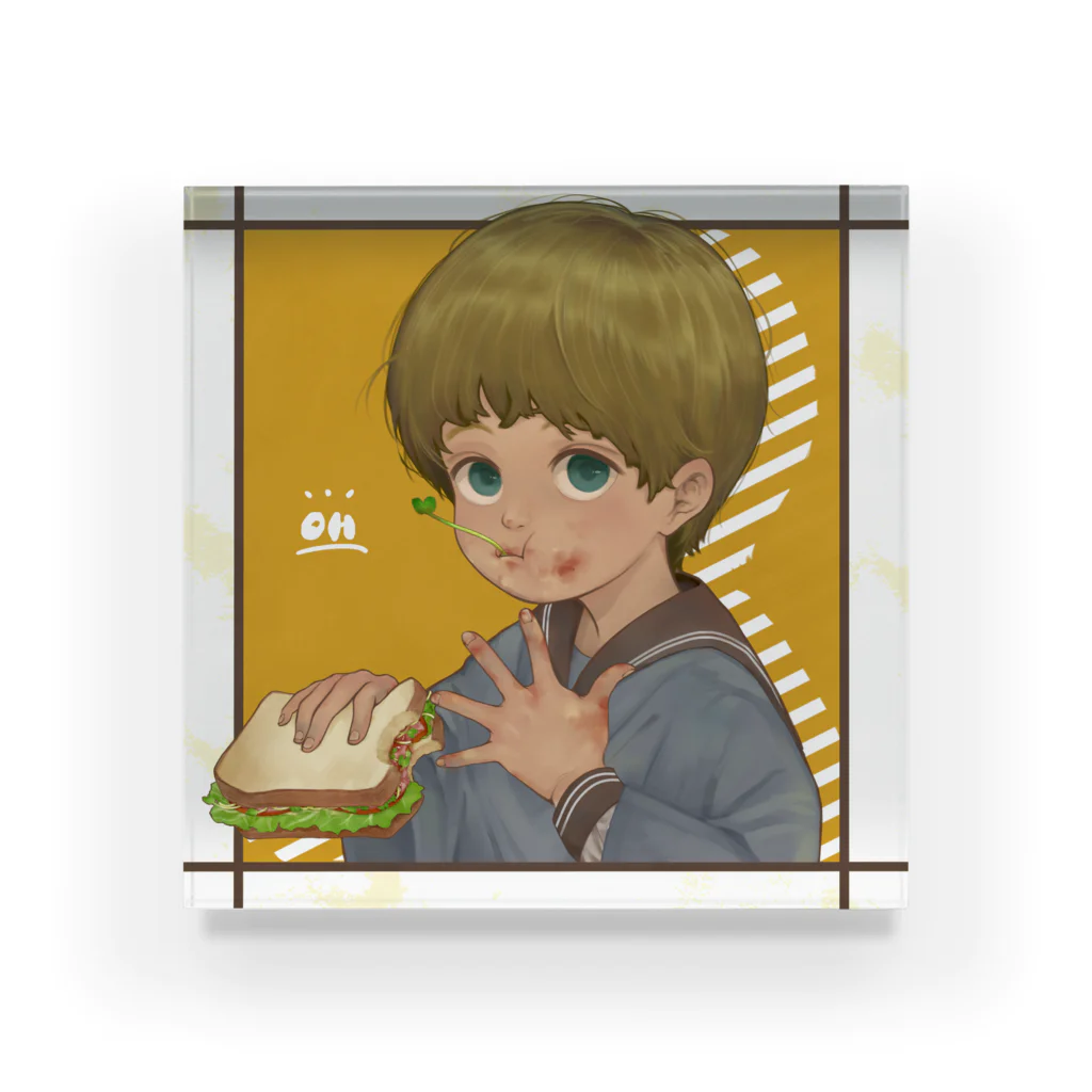 ハイタッチのもぐもぐ Acrylic Block