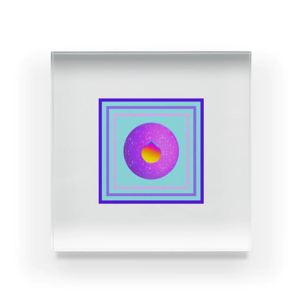 SUZURI.KEY-CHANの閃き・作品番号001 Acrylic Block
