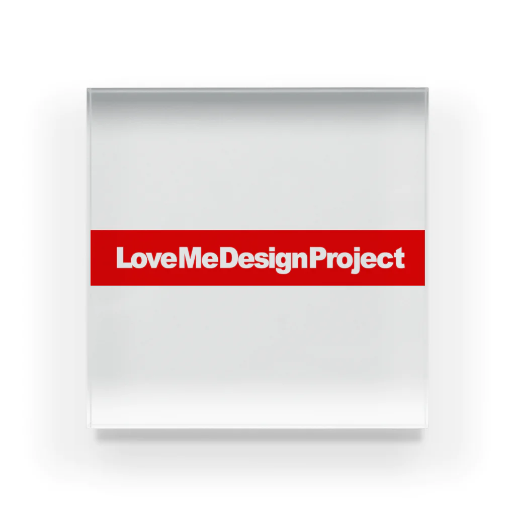 LoveMeDesignProjectのLoveMeDesignProject ロゴ3 アクリルブロック