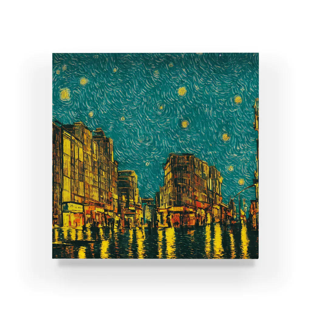 TakashiSのnight sky after rain Acrylic Block