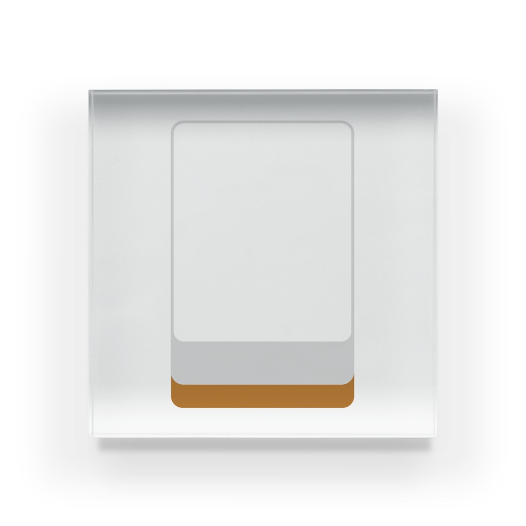 キッズモード某の白 ( 麻雀グッズ ) Acrylic Block