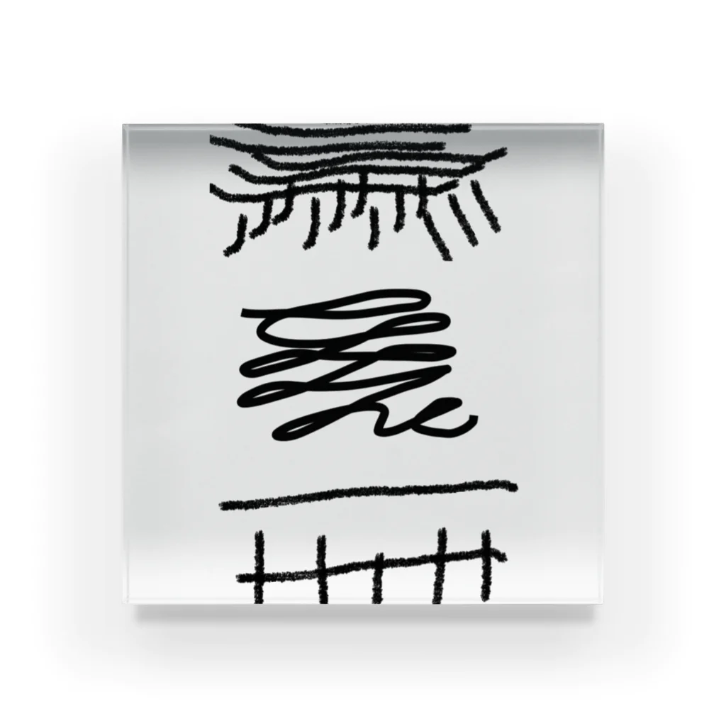 萬屋断片の[F][G]高架好き デザイン④ Acrylic Block