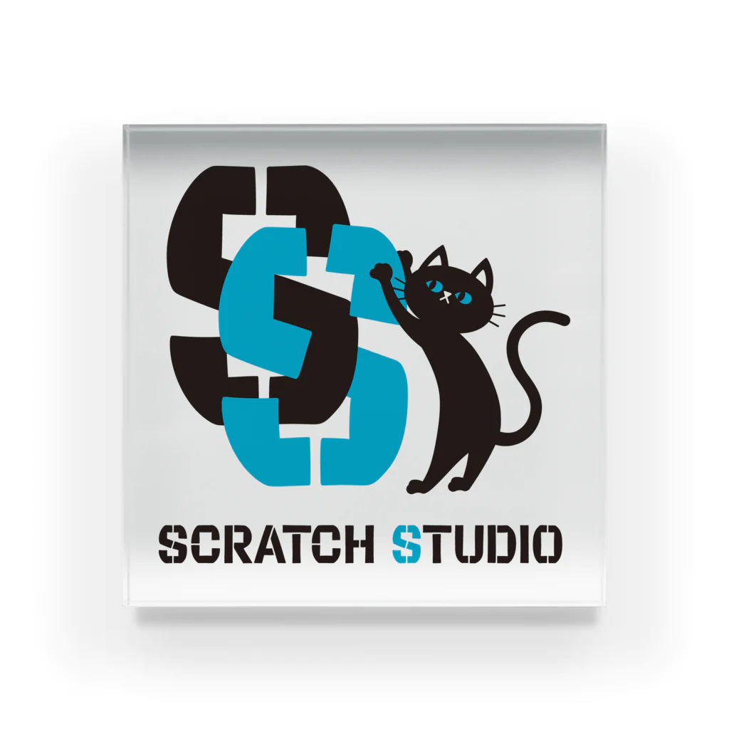 【公式】SCRATCH STUDIO -GOODS SHOP-のSCRATCH STUDIO ロゴアクリルブロック（No.1） Acrylic Block