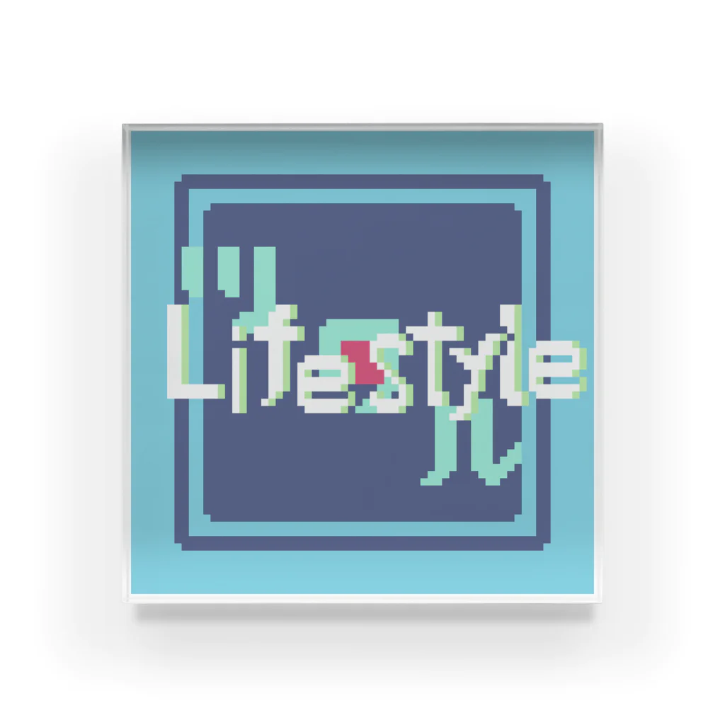 水色 檸檬のLifestyle(arranged) Acrylic Block