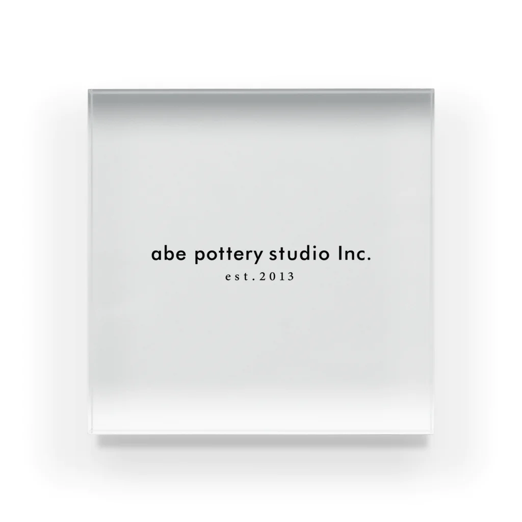 abe pottery studio Inc.のあべぽたロゴ アクリルブロック