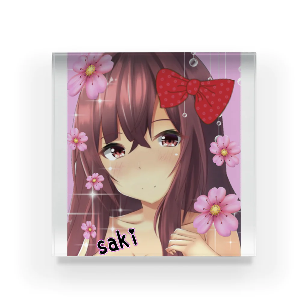 🍎彩姫@貴方の女神‏٭YouhaYouhの彩姫＠Spring-桜 Acrylic Block