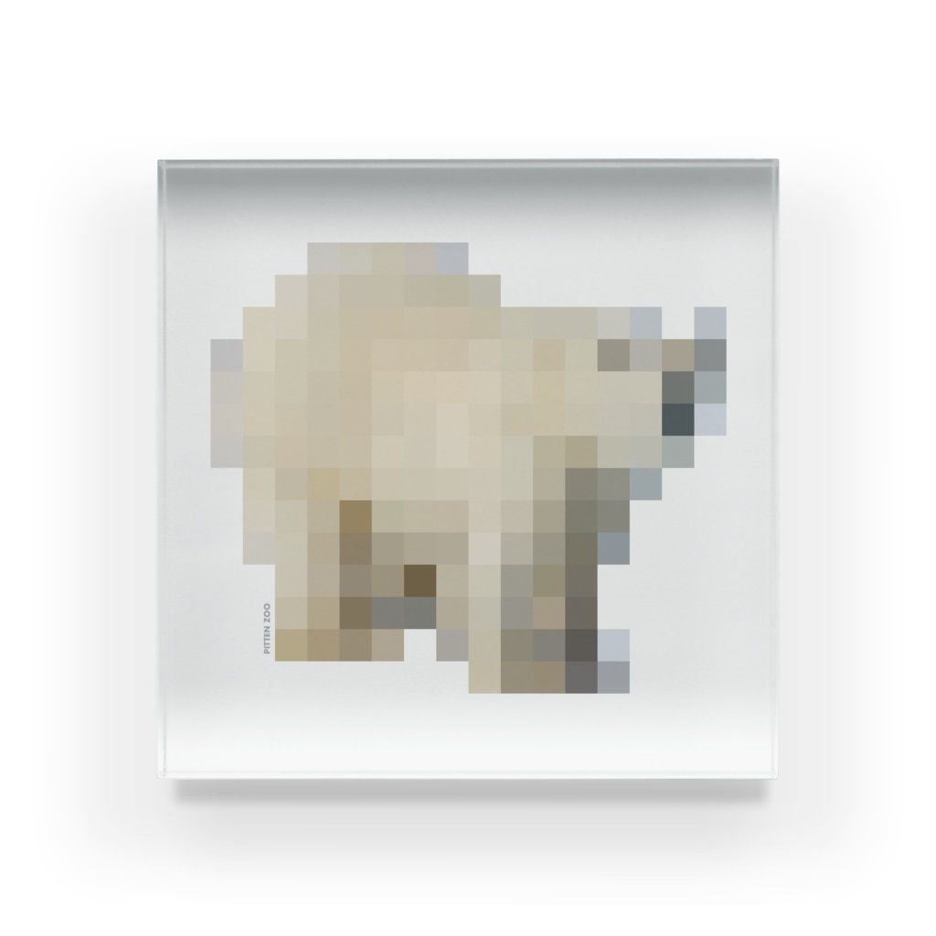 アクリルブロック（シロクマ）