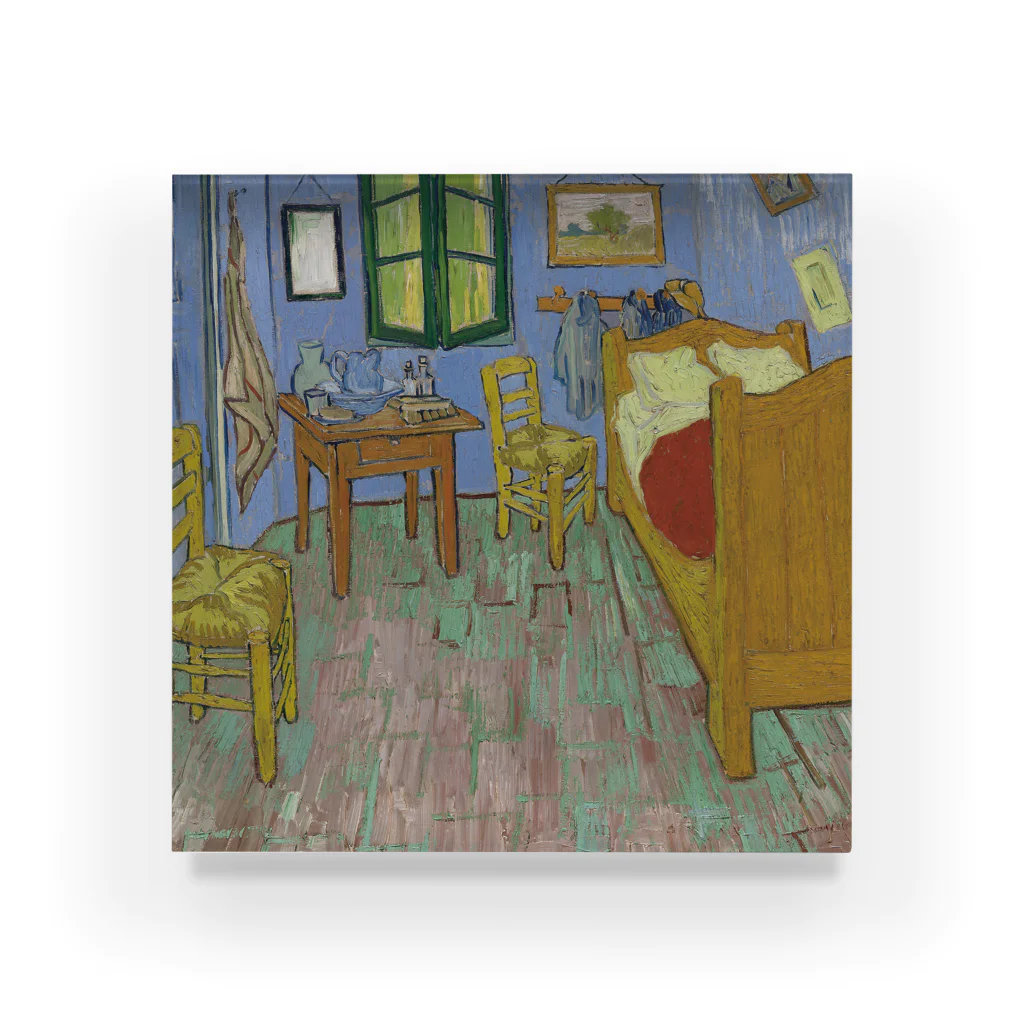 SONOTENI-ARTの005-014　ゴッホ　『ファンゴッホの寝室（1889年)』　アクリルブロック アクリルブロック