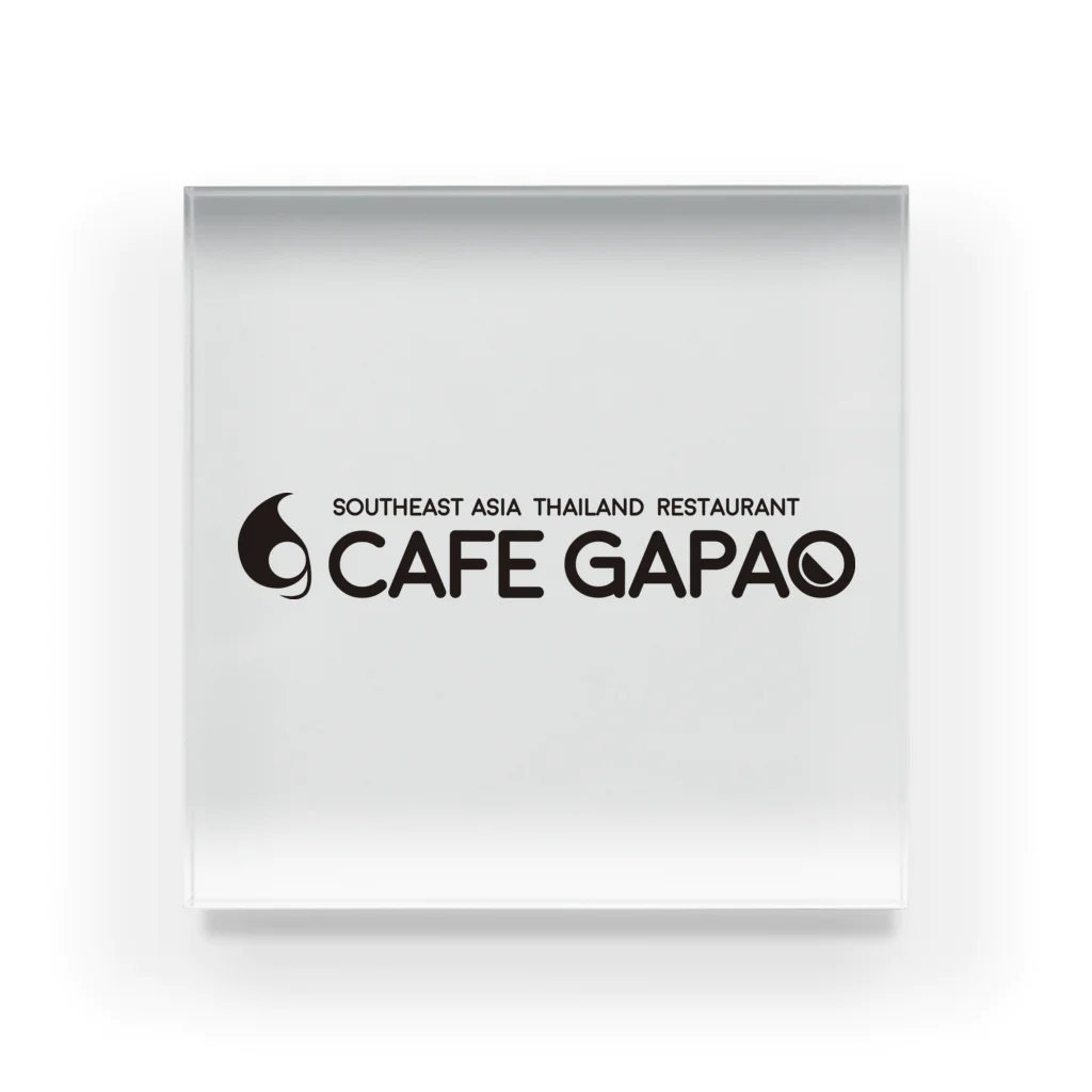CAFE GAPAO THE SHOPのカフェガパオ公式ロゴグッズ アクリルブロック