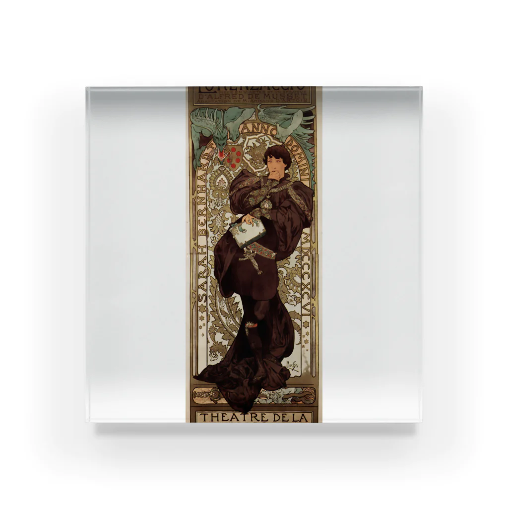 artgalleryのMucha - Lorenzaccio アクリルブロック