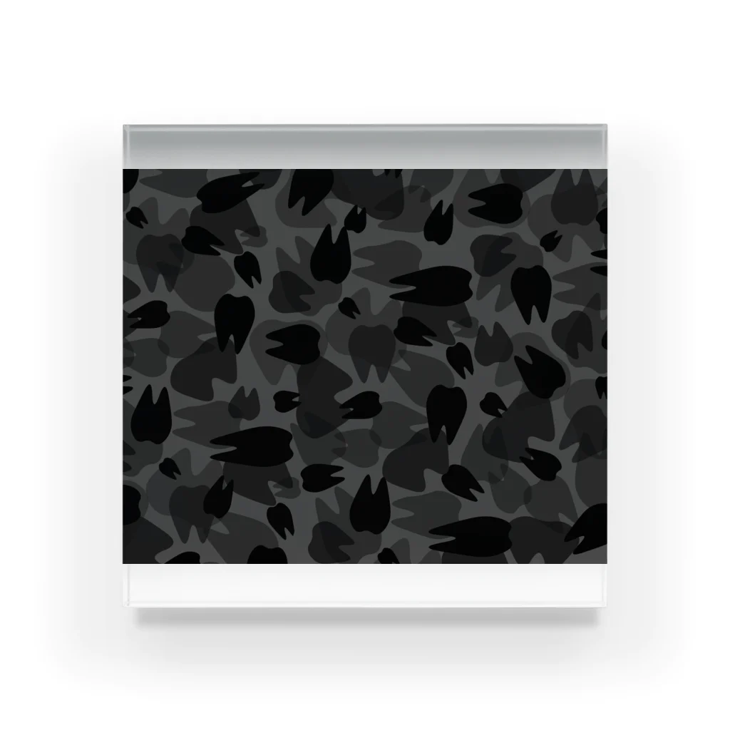 KAAK studioのTooth camo/Jet-Black Acrylic Block