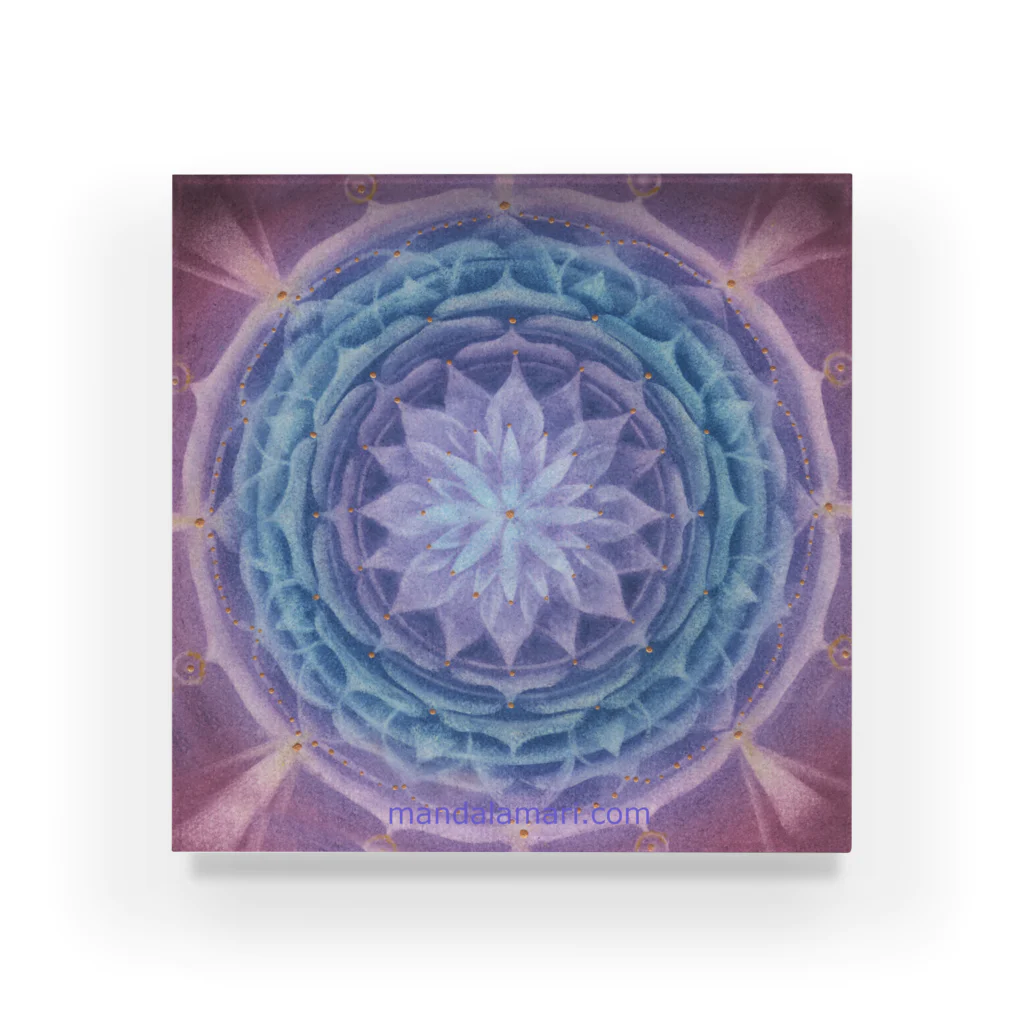 Mandala Mariのサハスラーラパドマ Acrylic Block