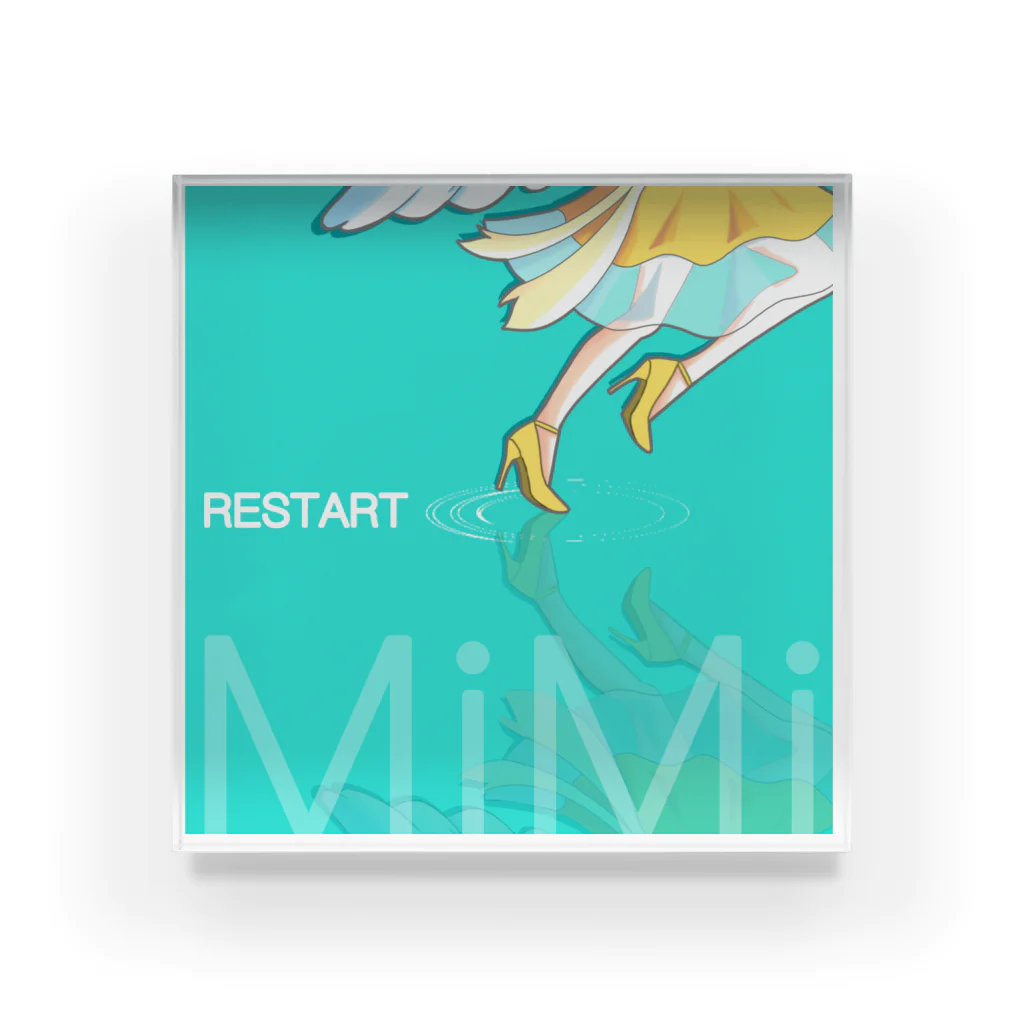 MiMiのグッズやさんのRESTARTグッズ アクリルブロック