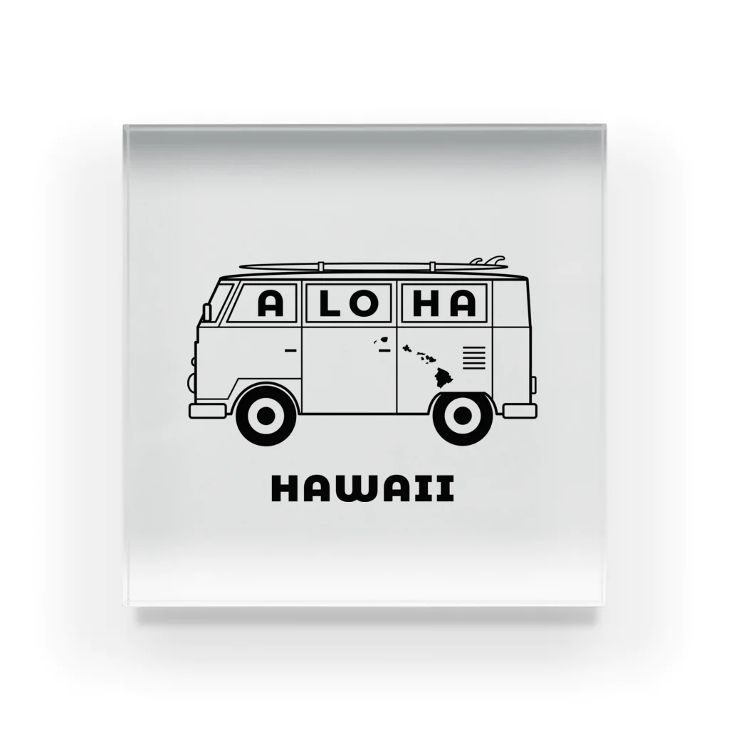 ALOHAのALOHAなワーゲンバス Acrylic Block