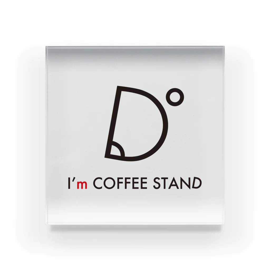 I'm COFFEE STAND （アイムコーヒースタンド）のI'm COFFEE STANDオリジナルロゴ アクリルブロック