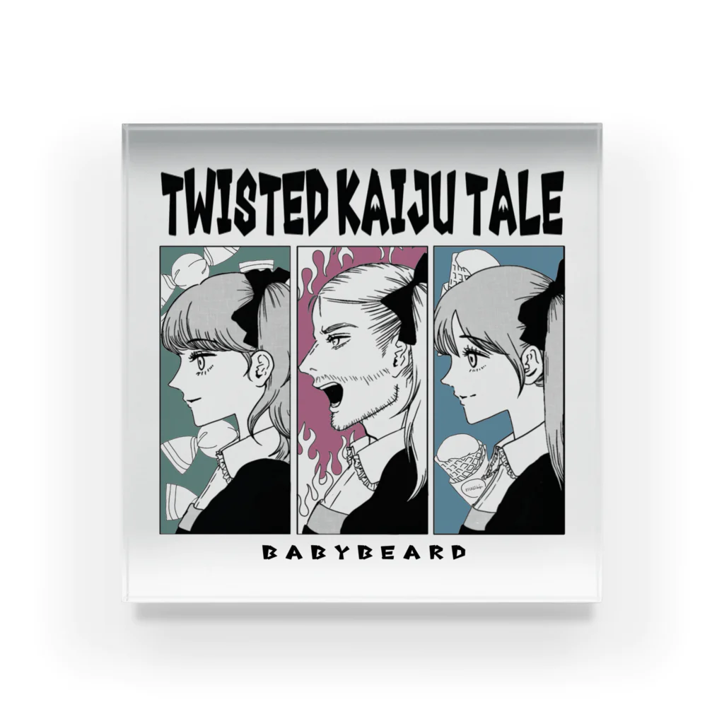 BABYBEARDのBABYBEARD "Twisted Kaiju Tale" アクリルブロック