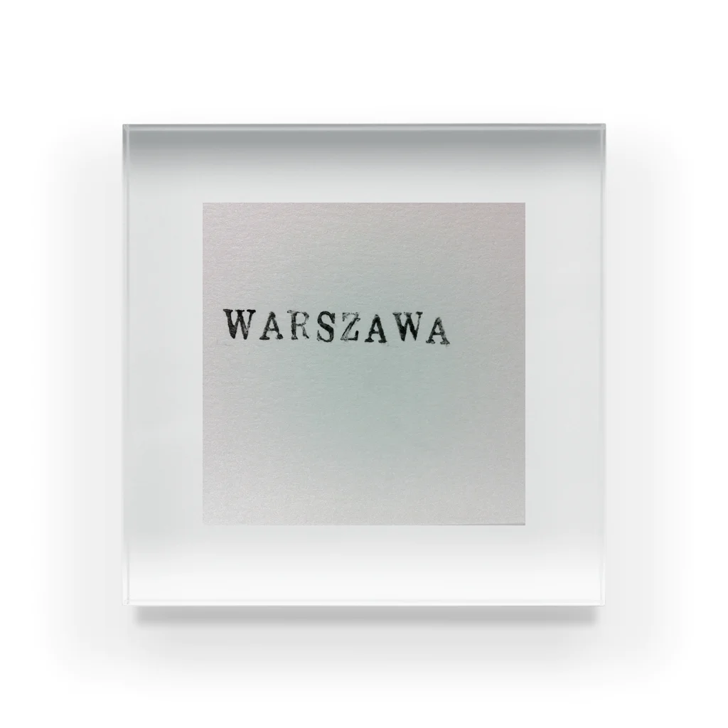 SHINYA AYAMAのｗａｒｓｚａｗａ アクリルブロック