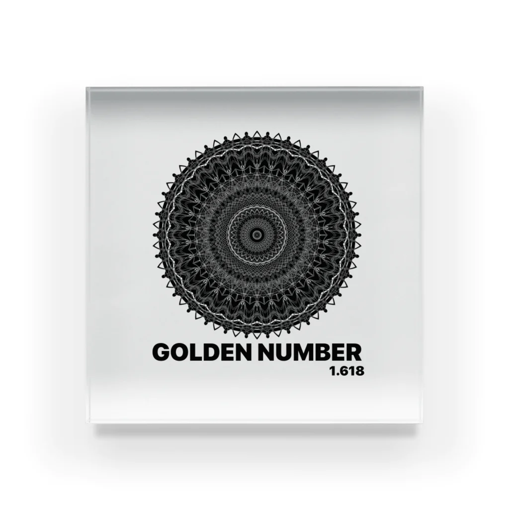 AKIRA33のGOLDEN NUMBER アクリルブロック