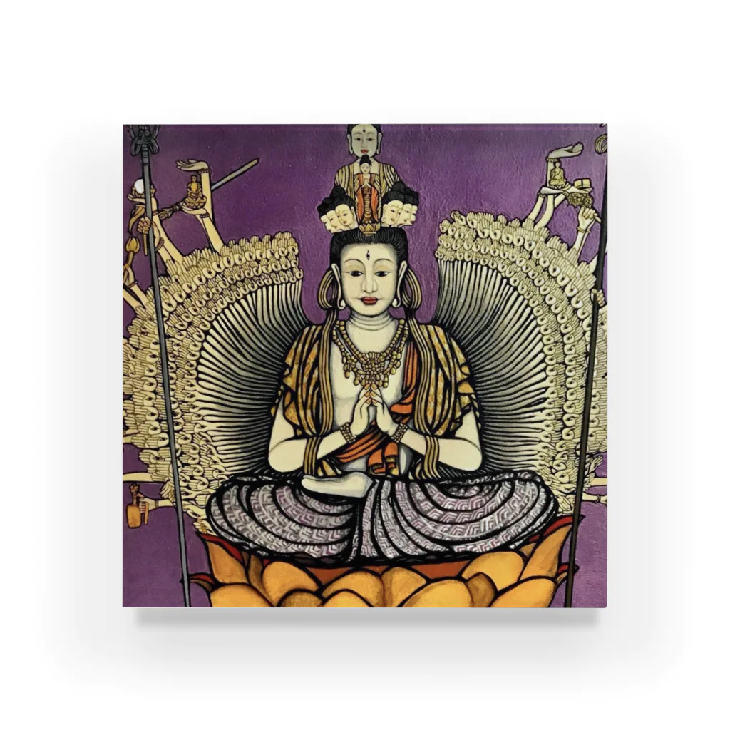 BABIBUBE_Buddhaの千手観音像 仏！ Acrylic Block