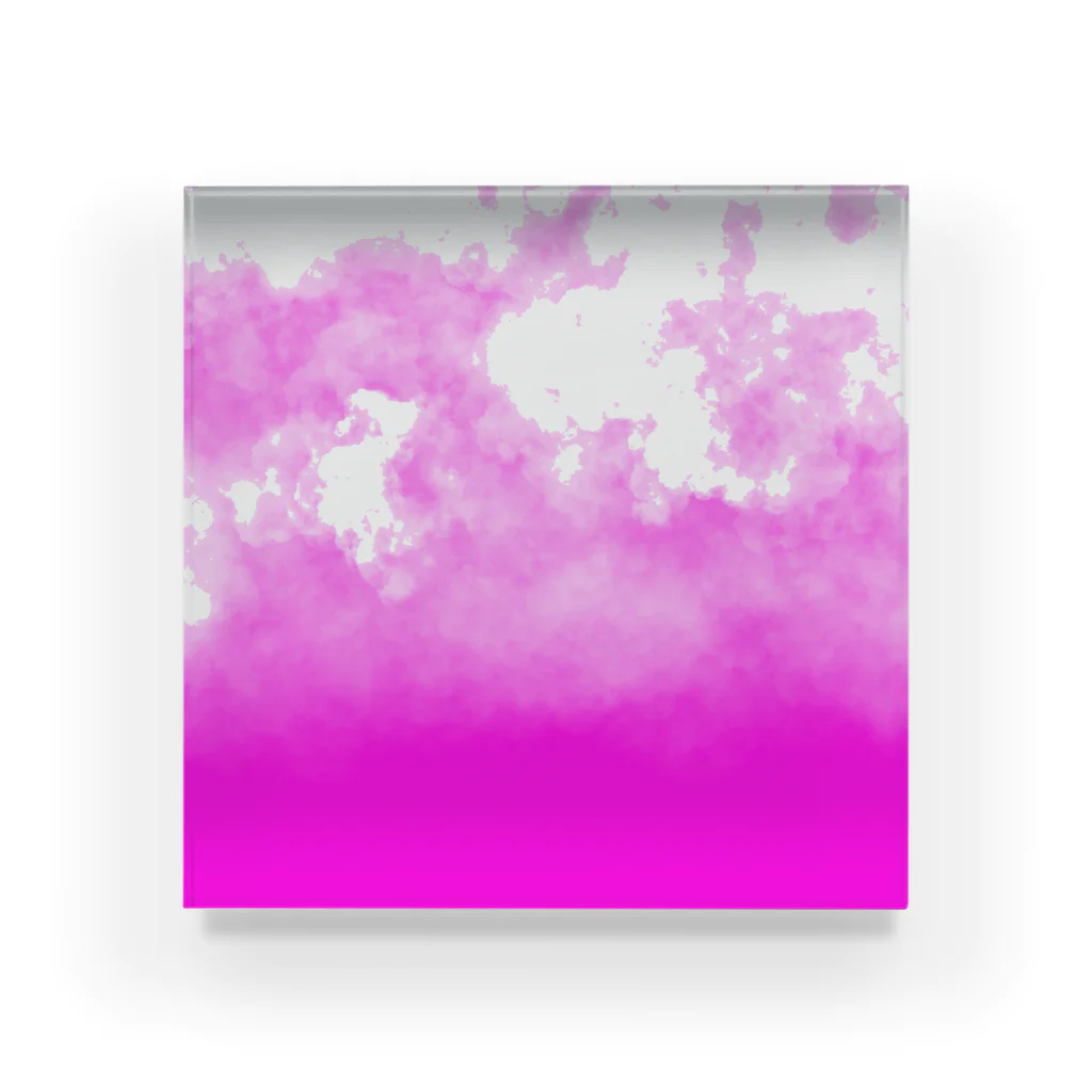 IHYLIのSky/pink Acrylic Block