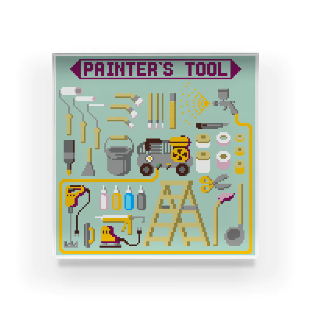 BAD FACTORYのPAINTER´s TOOL アクリルブロック