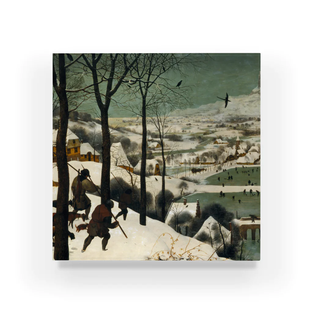 世界美術商店の雪中の狩人 / The Hunters in the Snow Acrylic Block