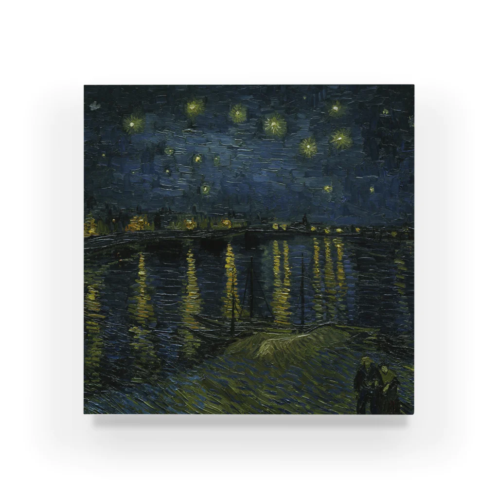 世界美術商店のローヌ川の星月夜 / Starry Night Acrylic Block