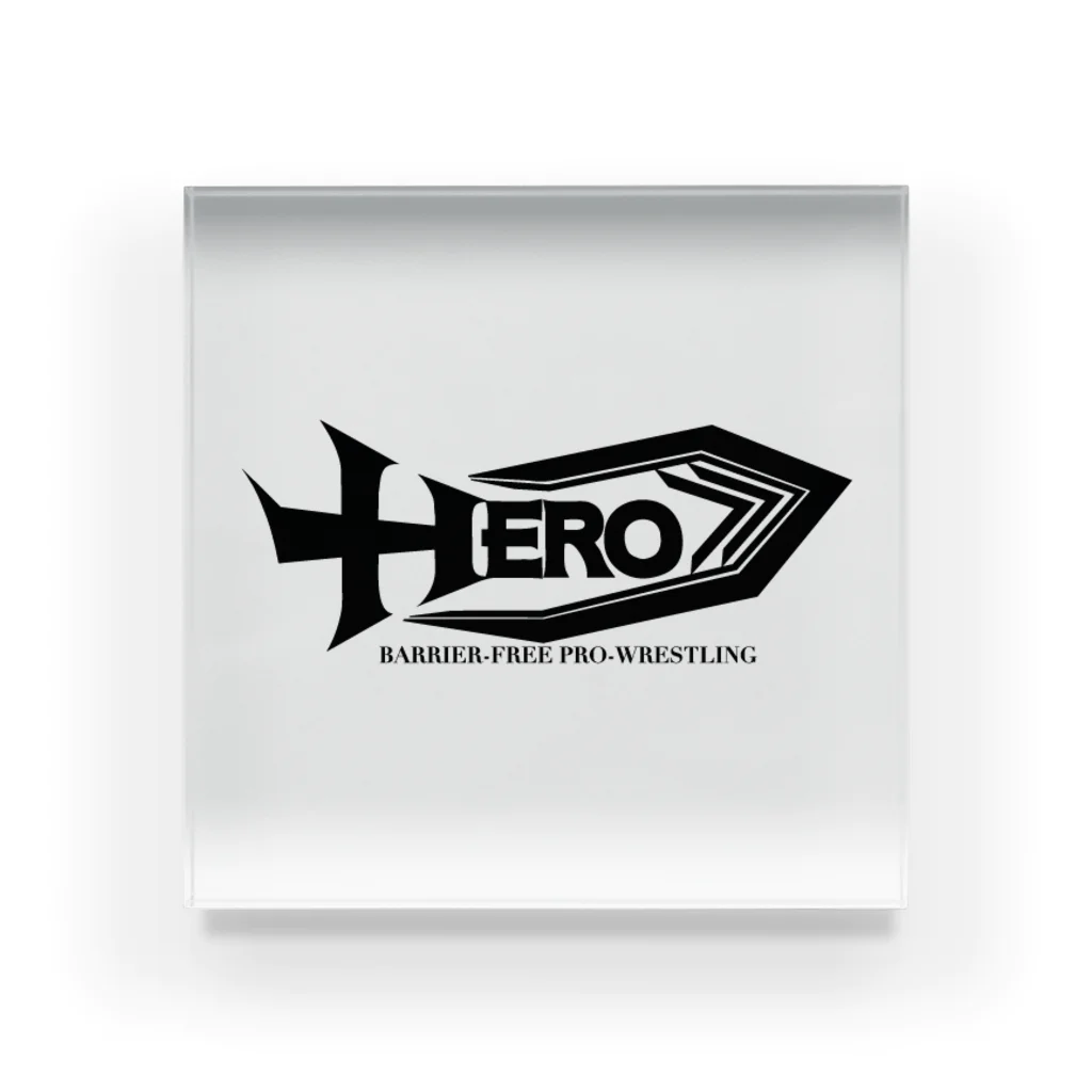 HEROバリアフリープロレスのバリアフリープロレスHERO Acrylic Block