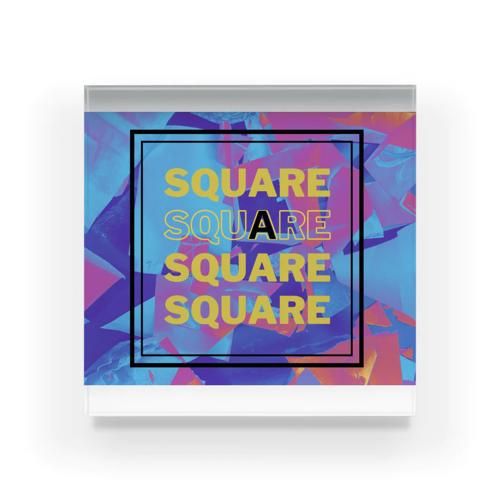 insparation｡   --- ｲﾝｽﾋﾟﾚｰｼｮﾝ｡のsquare Acrylic Block