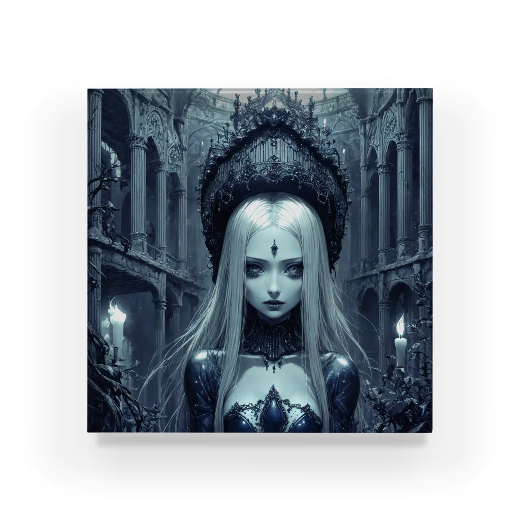 eraser_aiartのThe Queen of the Underworld 01 Acrylic Block