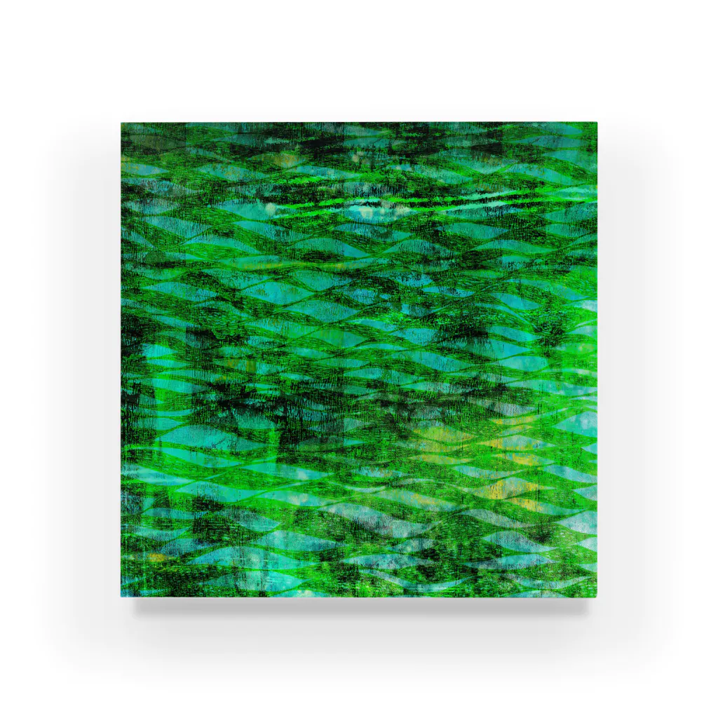 prism-prizmの緑に包まれる Acrylic Block