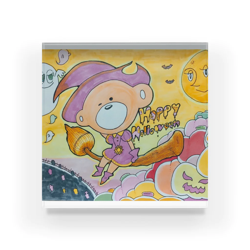 ゆきいちのおみしぇのおしゃるのハロウィン2018 Acrylic Block