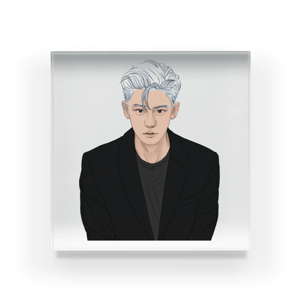 Hoai.art.jpのEXO PARK CHANYEOL fanart  アクリルブロック