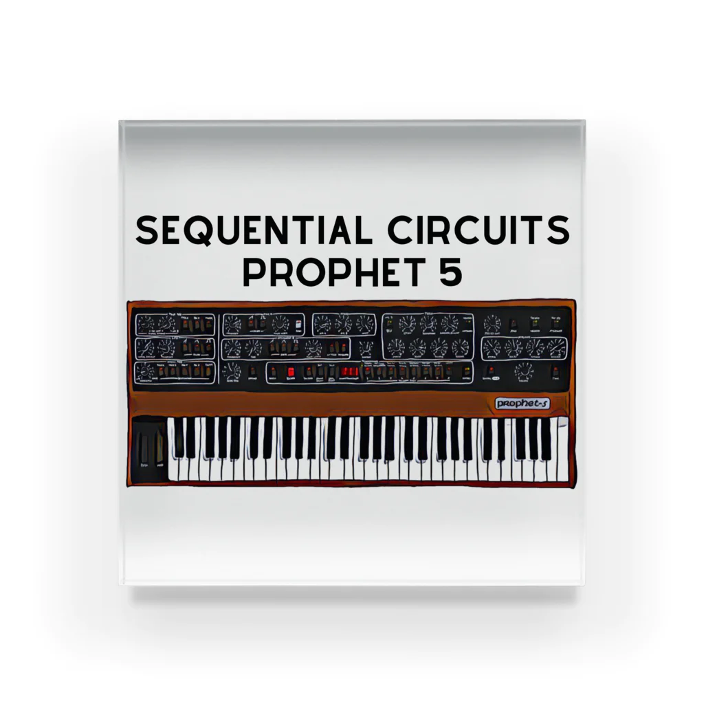 Vintage Synthesizers | aaaaakiiiiiのSequential Circuits Prophet 5 Vintage Synthesizer Acrylic Block