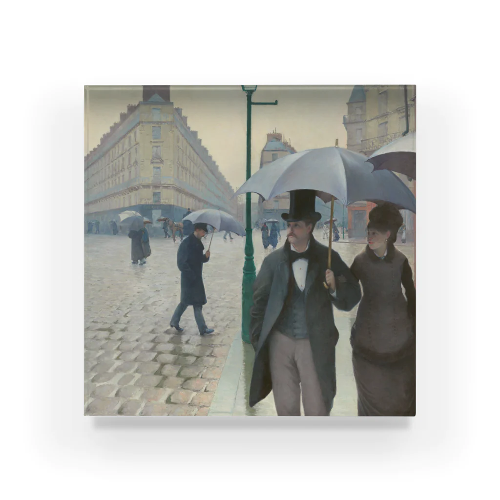 世界美術商店のパリの通り、雨 / Paris Street; Rainy Day アクリルブロック