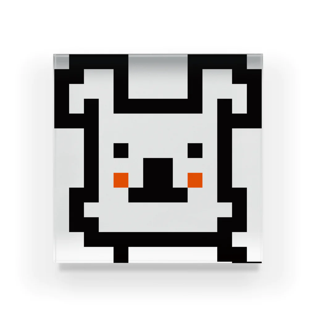 soouのドットのマルチーズ Acrylic Block