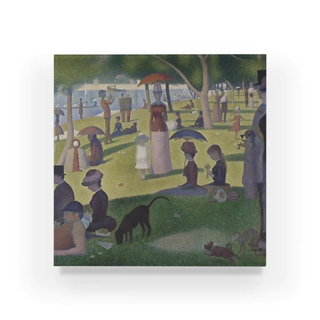 Art Institute ChicagoのA Sunday on La Grande Jatte — 1884, 1884/86 | Georges Seurat Acrylic Block