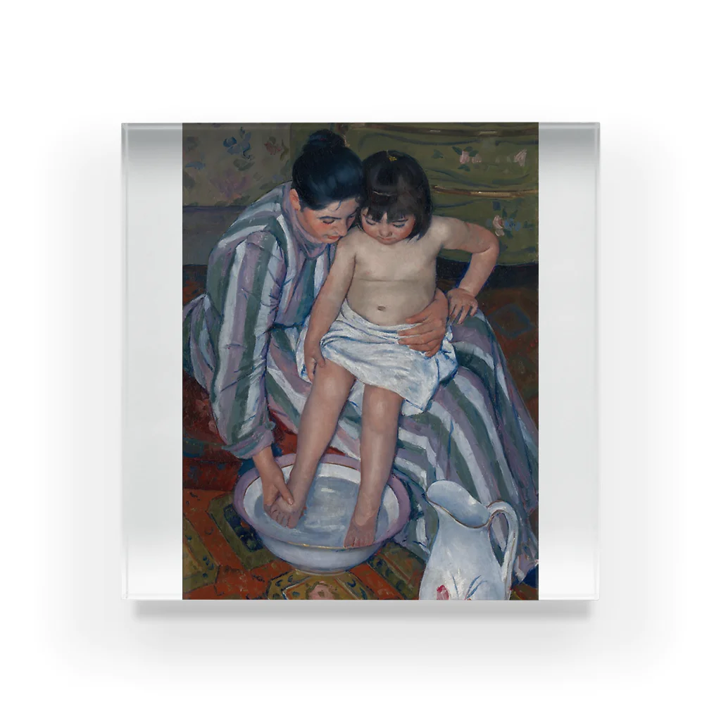 Art Institute ChicagoのThe Child's Bath, 1893 | Mary Cassatt アクリルブロック