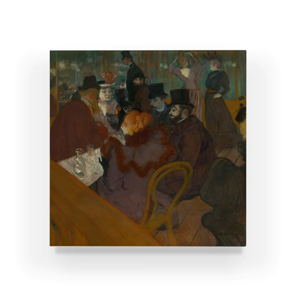 Art Institute ChicagoのAt the Moulin Rouge, 1892/95 | Henri de Toulouse-Lautrec アクリルブロック