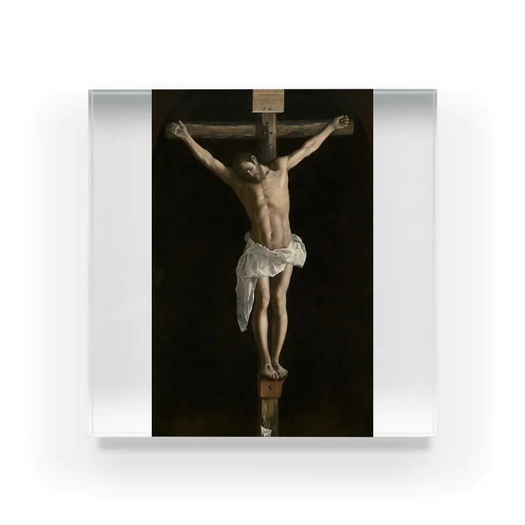 Art Institute ChicagoのThe Crucifixion, 1627 | Francisco de Zurbarán アクリルブロック