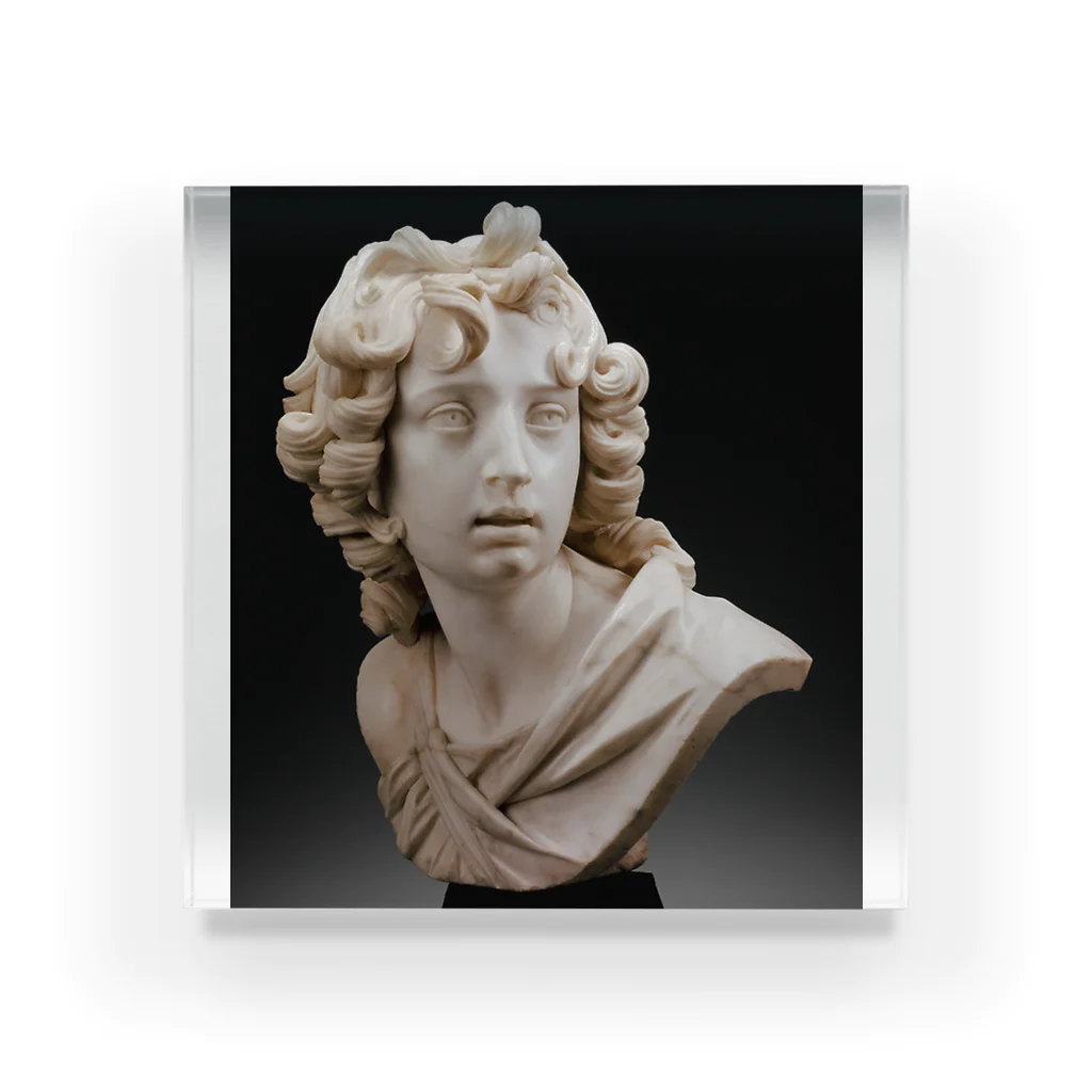 Art Institute ChicagoのBust of a Youth (Saint John the Baptist?), 1630/40 | Francesco Mochi アクリルブロック